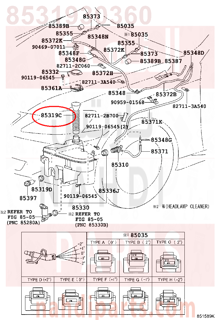 8531930360,HOSE, WASHER,خرطوم، غسالة