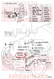 8262033030,BLOCK ASSY, FUSIBLE LINK,سلندر