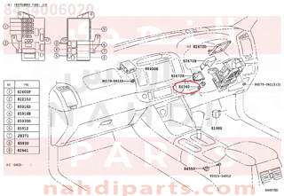 8434006020,SWITCH ASSY, STOP LAMP,التبديل   إيقاف LAMP