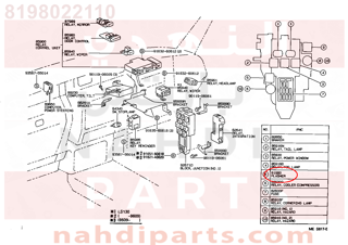 8198022110,FLASHER ASSY, TURN SIGNAL,FLASHER   SIGNAL TURN