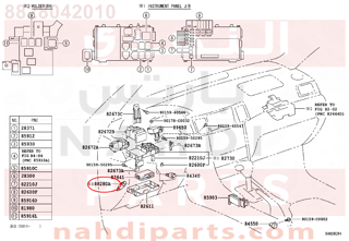 8828042010,SWITCH ASSY, CLUTCH START, NO.2,التبديل   قابض