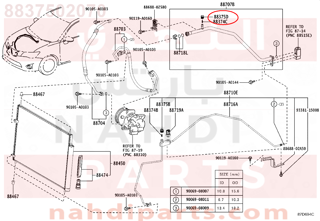 8837502070,CAP, SERVICE VALVE, NO.2,غطاء مقعد خلفى 