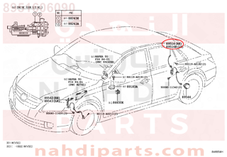 8951606090,WIRE, SKID CONTROL SENSOR,WIRE، SKID التحكم SENSاو 