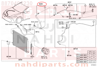 8870406230,HOSE SUB-ASSY, SUCTION,خرطوم