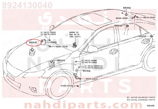 8924130040,ACTUATOR, ABSORBER CONTROL,اكسسوارات التحكم