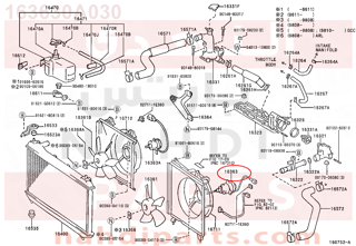 163630A030,MOTOR, COOLING FAN,موتور مروحة لديتر رقم 1