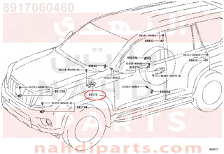 8917060460,SENSOR ASSY, AIR BAG,SENSاو    AIR BAG