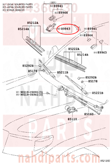 8994360030,COVER, RAIN SENSOR,تغطية، SENSاو  RAIN