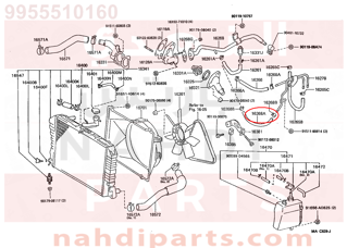 9955510160,HOSE(FOR WATER BY-PASS PIPE),لي 