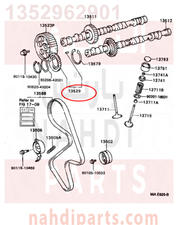 1352962901,GEAR, CAMSHAFT SUB, NO.3,ترس 