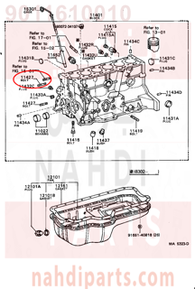 9011610010,BOLT, STUD(FOR TIMING CHAIN COVER SET),مسمار 