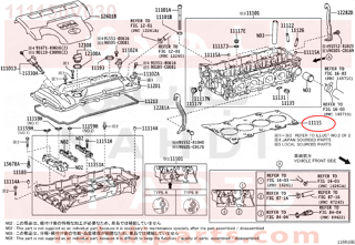 111150V030,GASKET, CYLINDER HEAD,وجه راس مكينة 