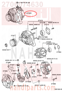 2706074630,ALTERNATOR ASSY,دينمو كهرباء - دينمو الشحن