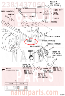 2381437050,PIPE SUB-ASSY, FUEL DELIVERY,مضخة 