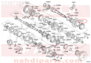 3336720070,RING, SYNCHRONIZER, NO.1,صوفة  رنج 