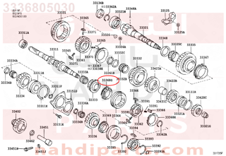 3336805030,RING, SYNCHRONIZER, NO.2,صوفة  رنج 