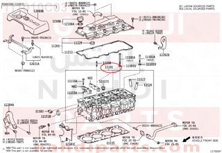 111010C031,HEAD SUB-ASSY, CYLINDER,راس مكينة 