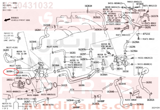 1630431032,OUTLET SUB-ASSY, WATER,كوع ماء 