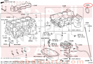 9031189013,SEAL, ENGINE REAR OIL,صوفة 