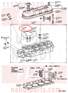 1112671020,BUSH, EXHAUST VALVE GUIDE,صمام  بلف 