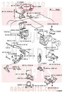 123630A010,ROD, ENGINE MOVING CONTROL,كرسي  المحرك 