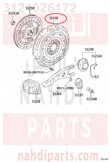 3121026172,COVER ASSY, CLUTCH,دزك كلتش 