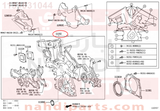 1131031044,COVER SUB-ASSY, TIMING CHAIN OR BELT,غطاء صدر مكينة 