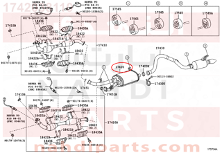 1742038110,PIPE ASSY, EXHAUST, CENTER,مضخة