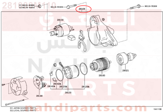 281000M110,STARTER ASSY,سلف 