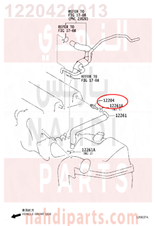1220421013,VALVE SUB-ASSY, VENTILATION,بلف 