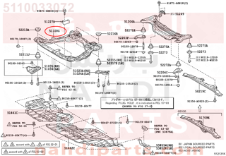 5110033072,FRAME ASSY, FRONT,كمر أمامي - كمر مكينة