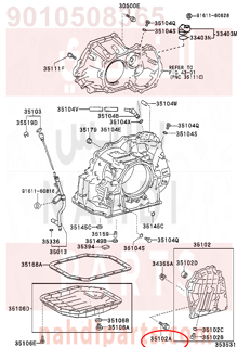 9010508365,BOLT (FOR TRANSAXLE REAR COVER SETTING),مسمار