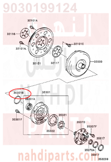 9030199124,RING, O (FOR FRONT OIL PUMP BODY),صوفة  رنج 