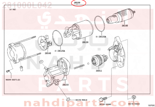 281000L042,STARTER ASSY,سلف 