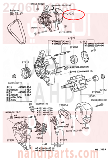 2706011080,ALTERNATOR ASSY,دينمو كهرباء - دينمو الشحن