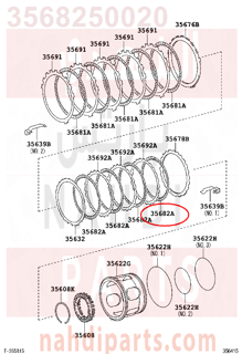 3568250020,DISC, BRAKE, NO.2,صحن كلتش  رقم 2