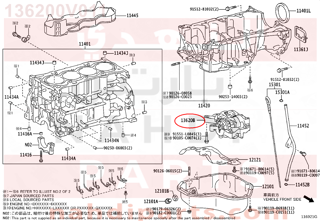 136200V011,BALANCER ASSY, ENGINE,ميزانية 