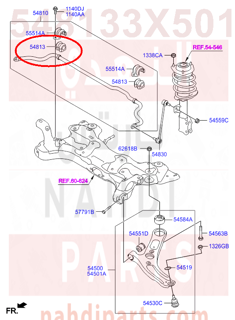 548133X501,BUSH-STABILIZER BAR,3X500 جلدة عمود توازن