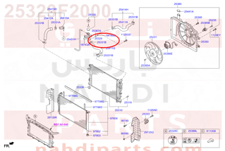25329F2000,FILLER NECK ASSY-RADIATOR,N/A