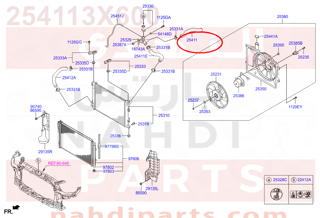 254113X600,HOSE-RADIATOR,UPPER,هوز رديتر