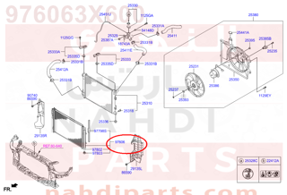 976063X600,CONDENSER ASSY-COOLER,97606-3X601 رديتر مكيف