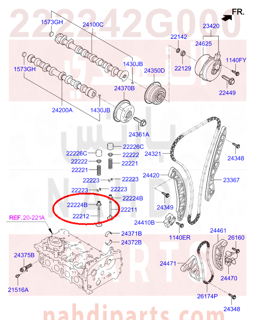 222242G000,SEAL-VALVE STEM,001