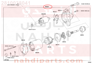 2810038041,STARTER ASSY,سلف 