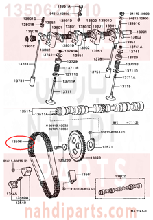 1350622010,CHAIN SUB-ASSY,جنزير مكينه كبير