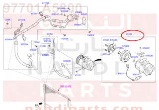 97701A5800,COMPRESSOR ASSY,كمبروسر