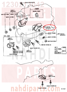 1230213042,BRACKET, ENGINE MOUNTING, FRONT NO.1 LH,كرسي  المحرك 