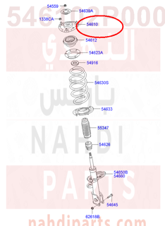 546102P000,INSULATOR ASSY-STRUT,A/N