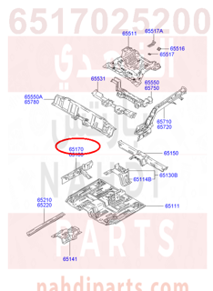 6517025200,PANEL ASSY-SIDE SILL INNER,LH,PANEL ASSY-SIDE SILL INNER,LH