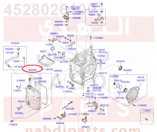 4528026100,COVER-VALVE BODY,26101 كارتير قير