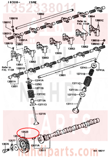 1352338011,GEAR OR SPROCKET, CAMSHAFT TIMING,ترس 